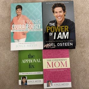 4x Books from Joyce Meyer and Joel Osteen